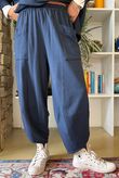Lagen Shelby Barrel Pant Navy 